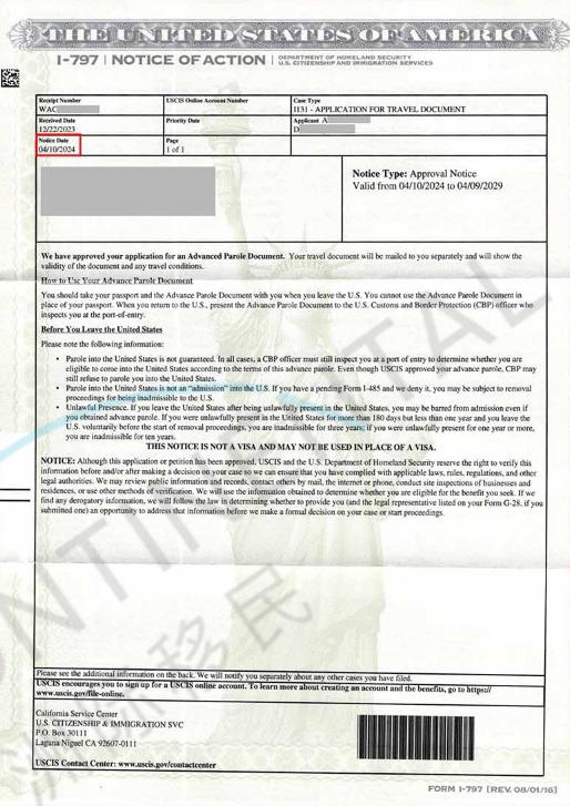 EB-5雙遞成功案例-(24.04.10 Combo卡獲批)